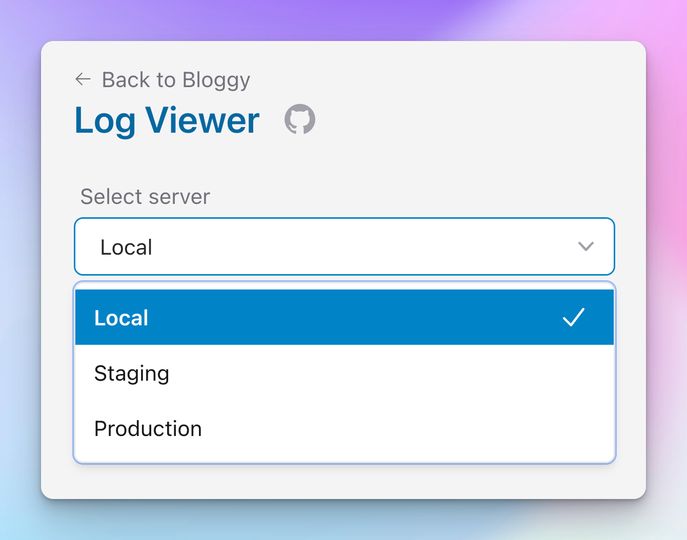 Log Viewer v2.2 - Multiple hosts & Accessibility